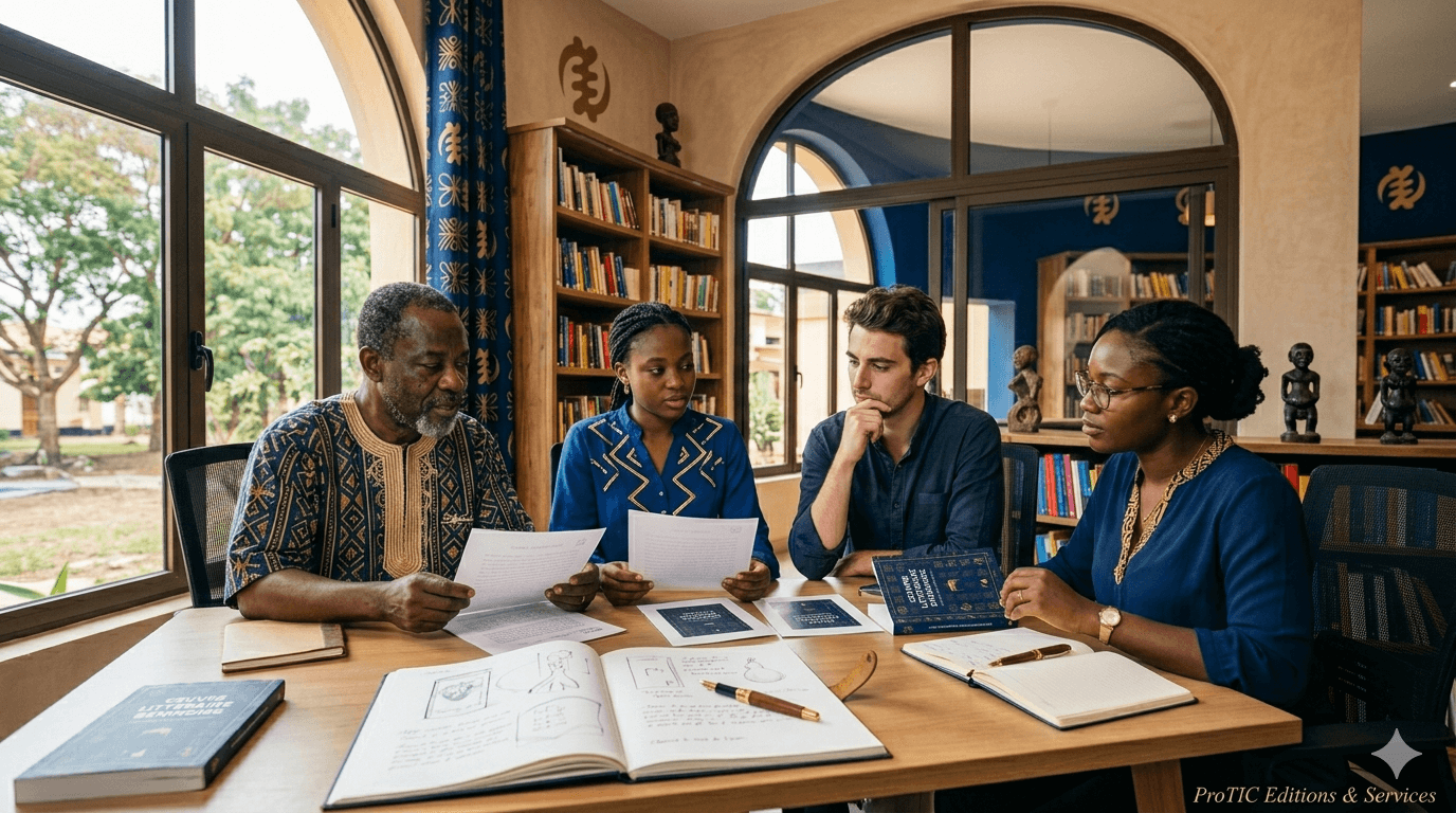 Équipe ProTIC Editions Bénin — accompagnement des auteurs